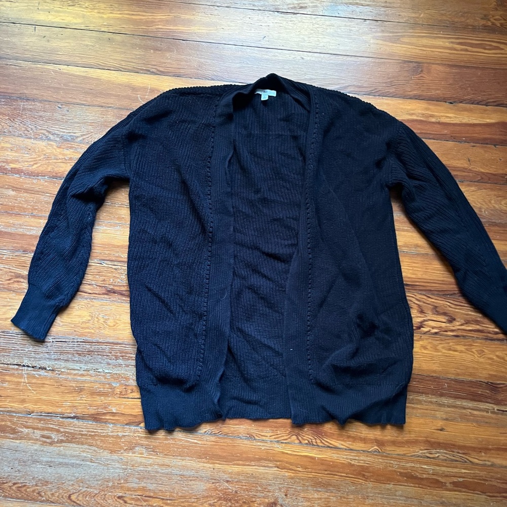 Girls black cardigan